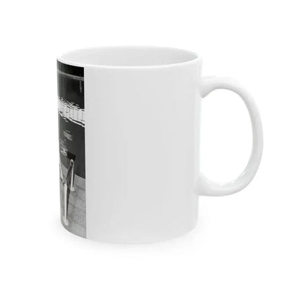 Diana Dors #182 (Vintage Female Icon) White Coffee Mug - Go Mug Yourself
