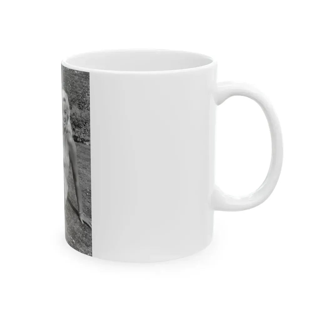 Diana Dors #183 (Vintage Female Icon) White Coffee Mug - Go Mug Yourself