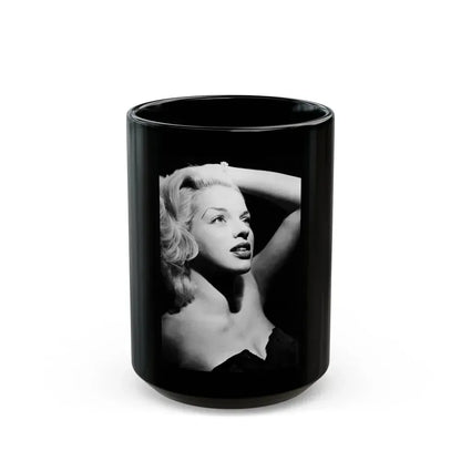 Diana Dors #184 (Vintage Female Icon) Black Coffee Mug 15oz - Go Mug Yourself