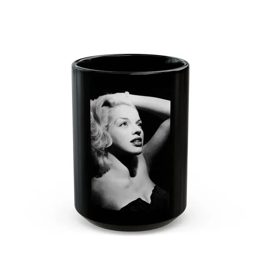 Diana Dors #184 (Vintage Female Icon) Black Coffee Mug 15oz - Go Mug Yourself