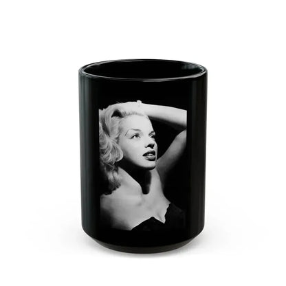 Diana Dors #184 (Vintage Female Icon) Black Coffee Mug 15oz - Go Mug Yourself