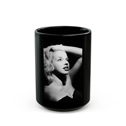 Diana Dors #184 (Vintage Female Icon) Black Coffee Mug 15oz - Go Mug Yourself