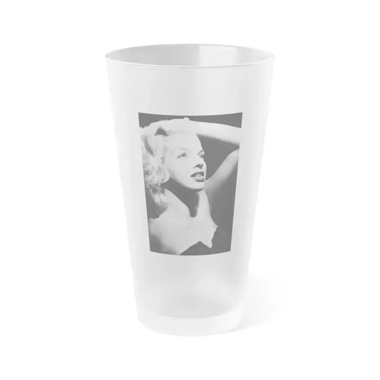 Diana Dors #184 (Vintage Female Icon) Frosted Pint Glass 16oz 16oz Frosted - Go Mug Yourself