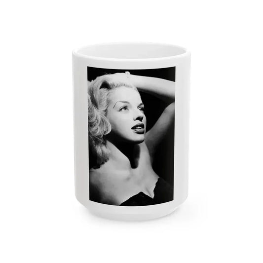 Diana Dors #184 (Vintage Female Icon) White Coffee Mug 15oz - Go Mug Yourself