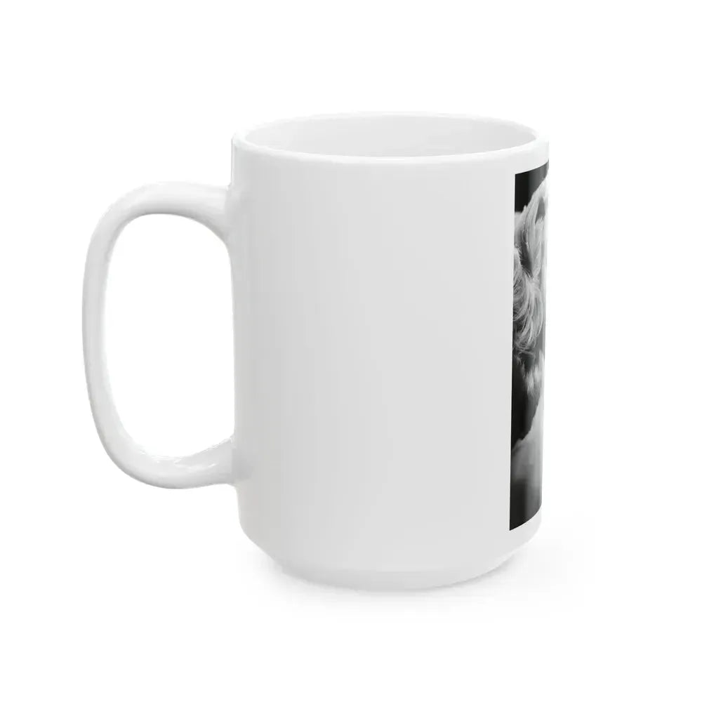 Diana Dors #184 (Vintage Female Icon) White Coffee Mug - Go Mug Yourself
