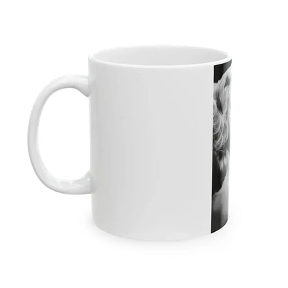 Diana Dors #184 (Vintage Female Icon) White Coffee Mug - Go Mug Yourself
