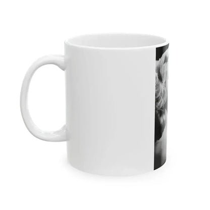 Diana Dors #184 (Vintage Female Icon) White Coffee Mug - Go Mug Yourself