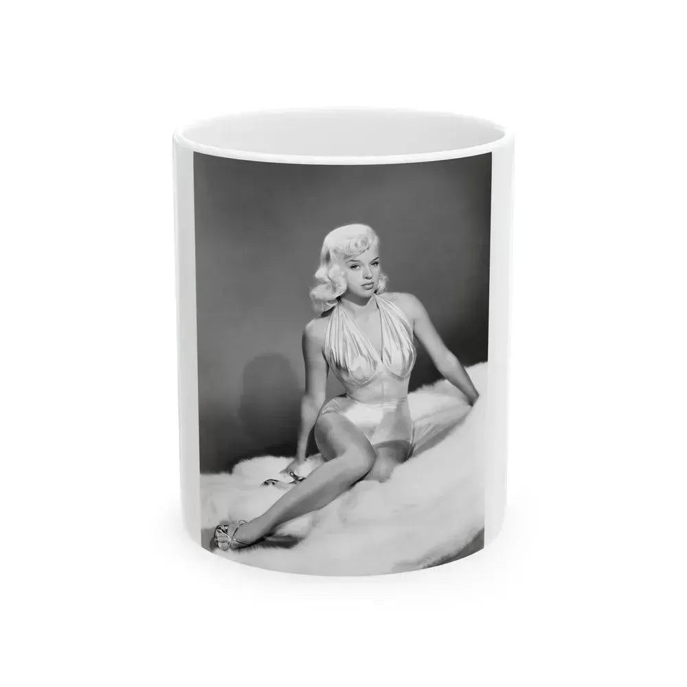 Diana Dors #185 (Vintage Female Icon) White Coffee Mug 11oz - Go Mug Yourself