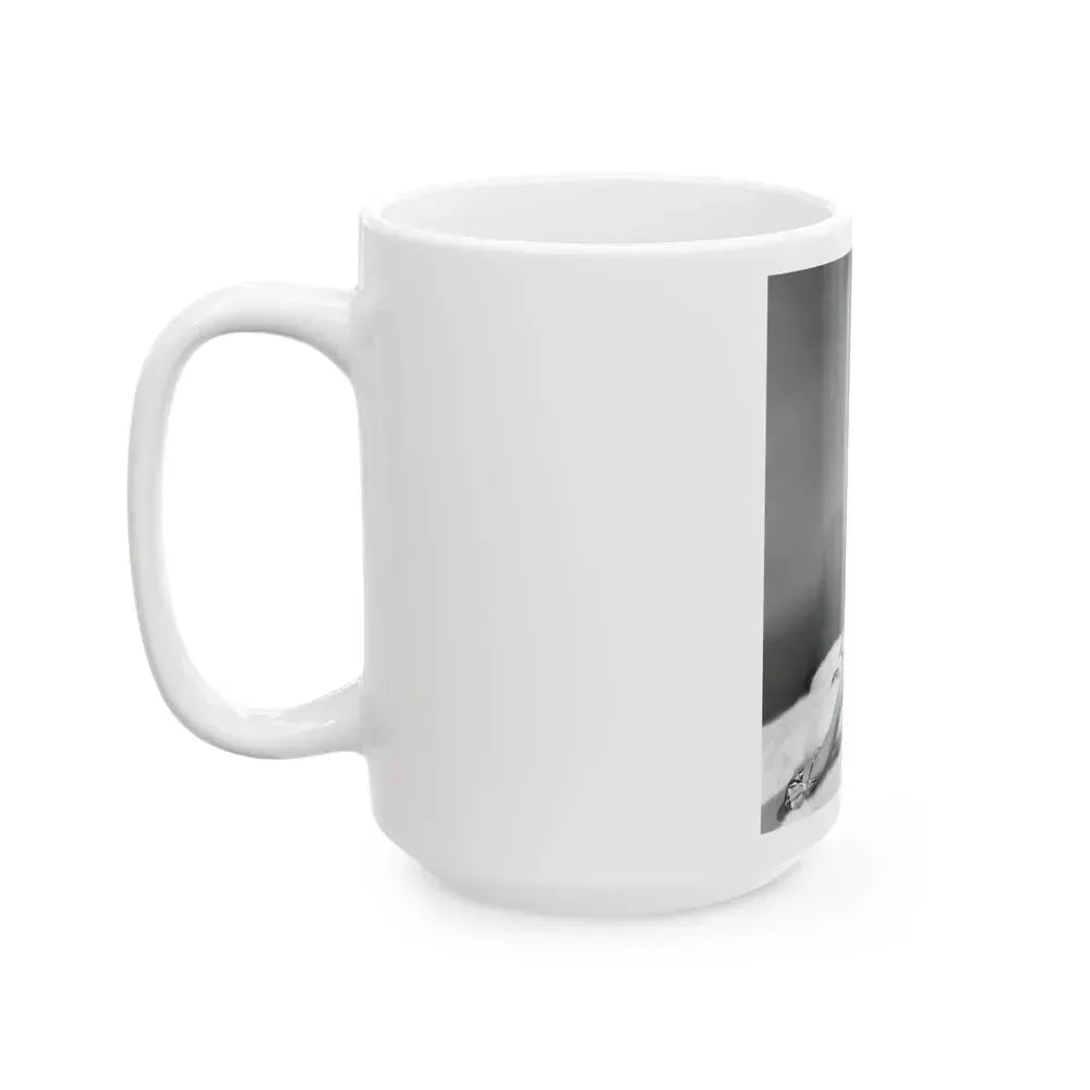 Diana Dors #185 (Vintage Female Icon) White Coffee Mug - Go Mug Yourself