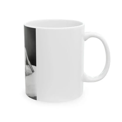 Diana Dors #185 (Vintage Female Icon) White Coffee Mug - Go Mug Yourself