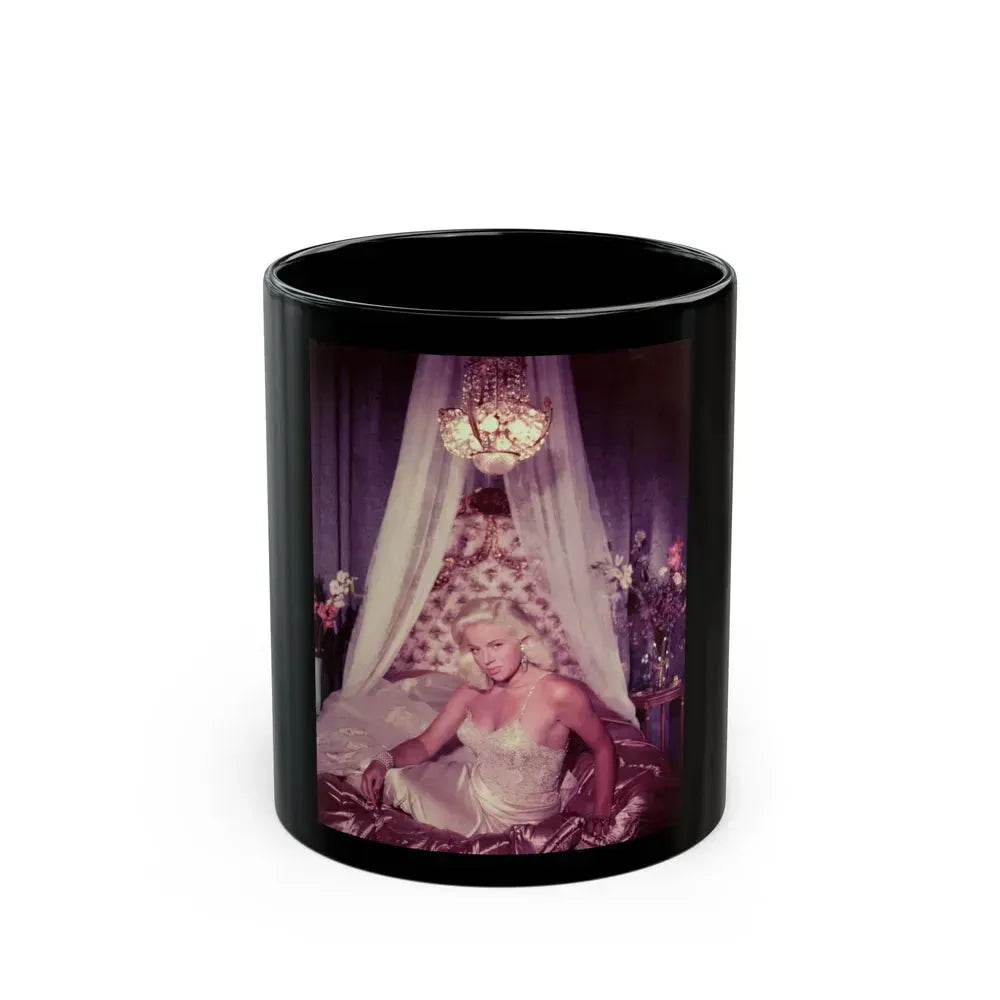 Diana Dors #187 (Vintage Female Icon) Black Coffee Mug 11oz - Go Mug Yourself