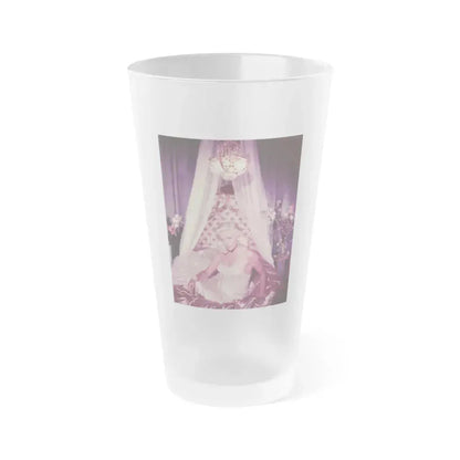 Diana Dors #187 (Vintage Female Icon) Frosted Pint Glass 16oz 16oz Frosted - Go Mug Yourself