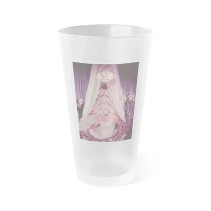 Diana Dors #187 (Vintage Female Icon) Frosted Pint Glass 16oz 16oz Frosted - Go Mug Yourself