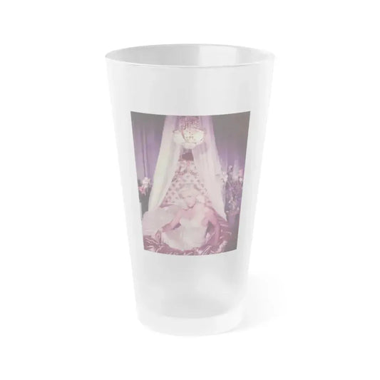Diana Dors #187 (Vintage Female Icon) Frosted Pint Glass 16oz 16oz Frosted - Go Mug Yourself