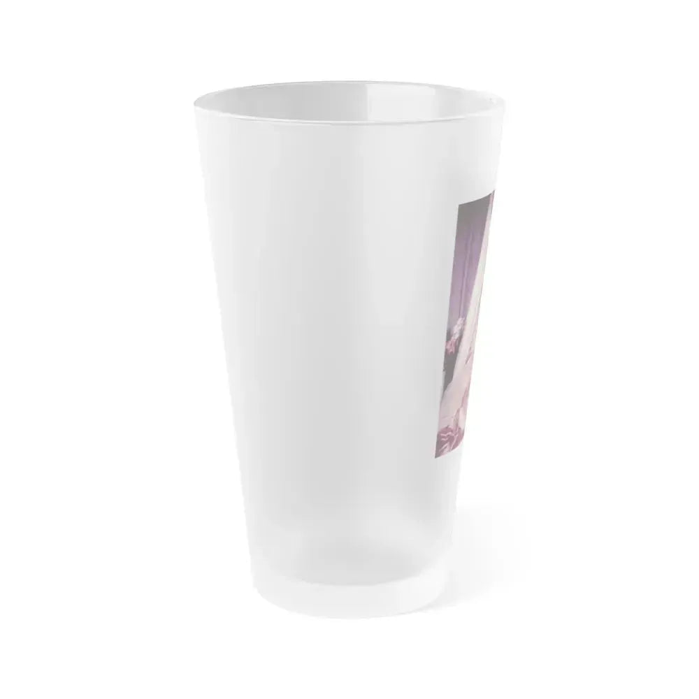 Diana Dors #187 (Vintage Female Icon) Frosted Pint Glass 16oz - Go Mug Yourself