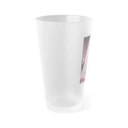 Diana Dors #187 (Vintage Female Icon) Frosted Pint Glass 16oz - Go Mug Yourself