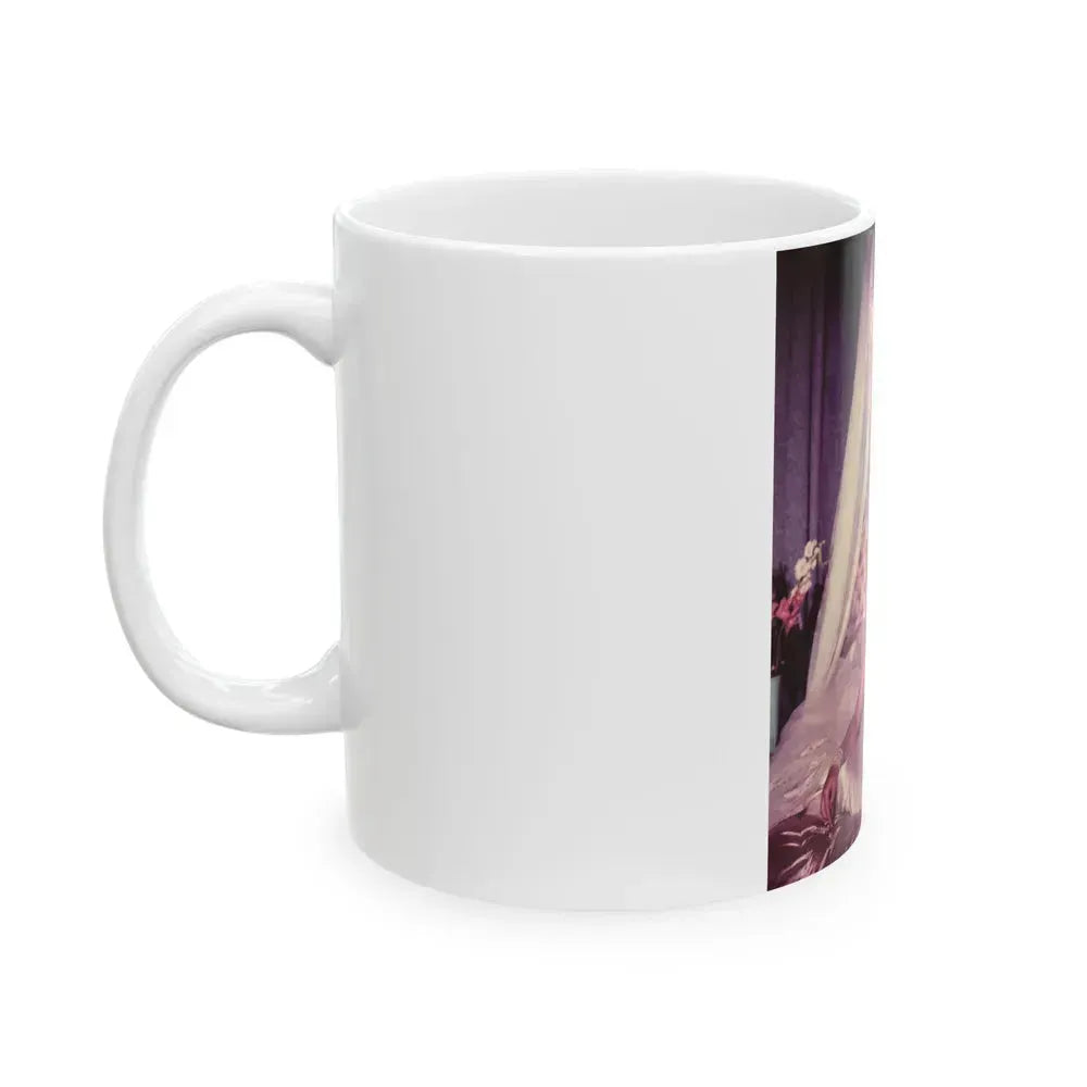 Diana Dors #187 (Vintage Female Icon) White Coffee Mug - Go Mug Yourself