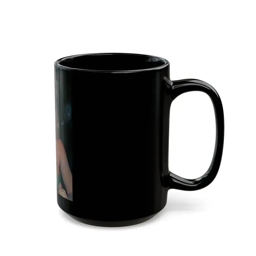 Diana Dors #189 (Vintage Female Icon) Black Coffee Mug - Go Mug Yourself