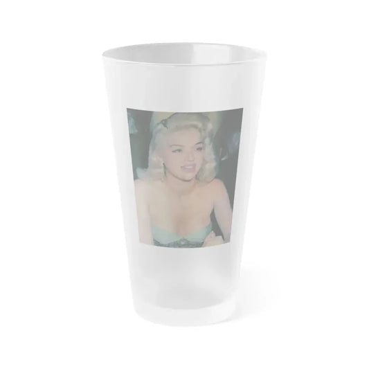 Diana Dors #189 (Vintage Female Icon) Frosted Pint Glass 16oz 16oz Frosted - Go Mug Yourself