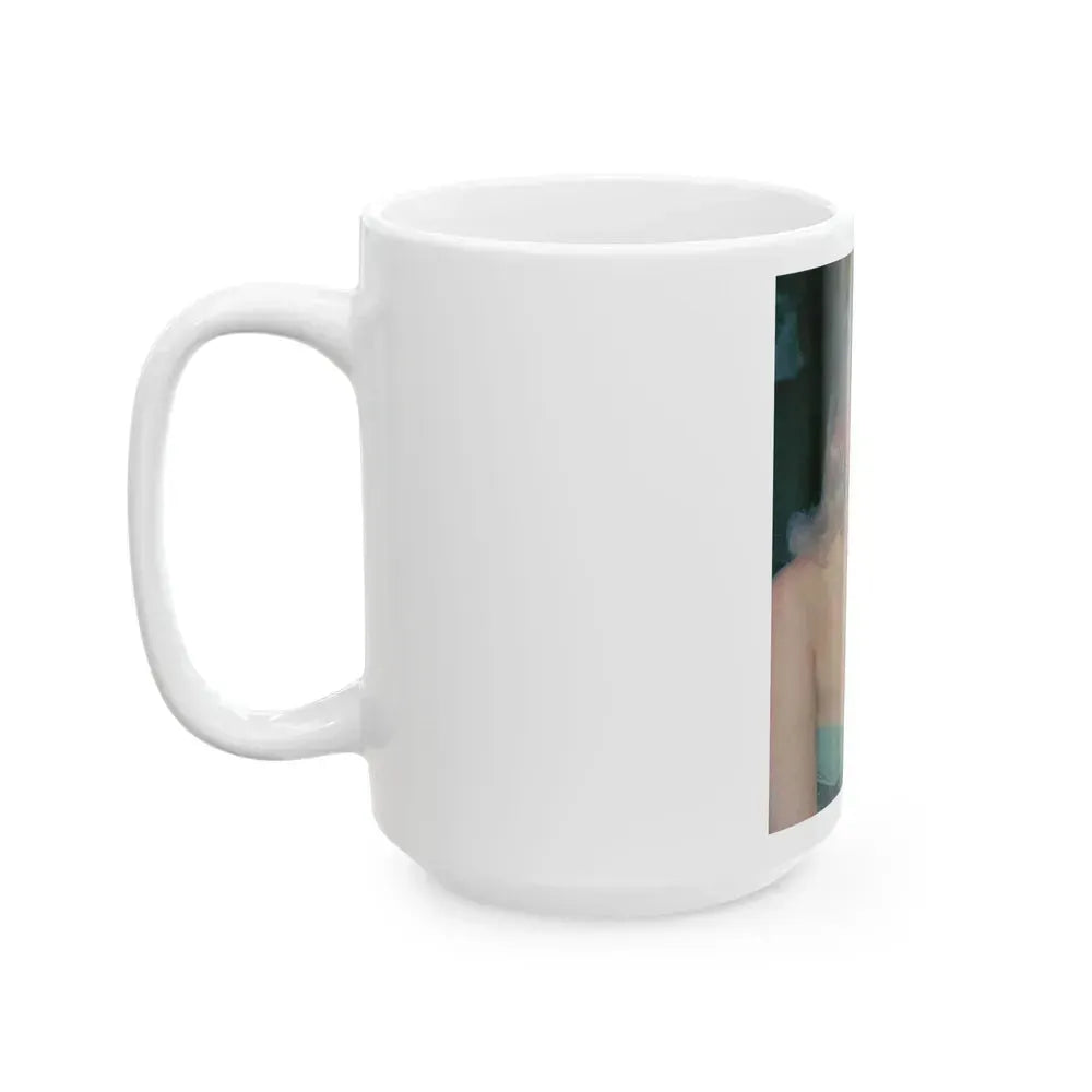 Diana Dors #189 (Vintage Female Icon) White Coffee Mug - Go Mug Yourself