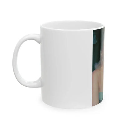 Diana Dors #189 (Vintage Female Icon) White Coffee Mug - Go Mug Yourself