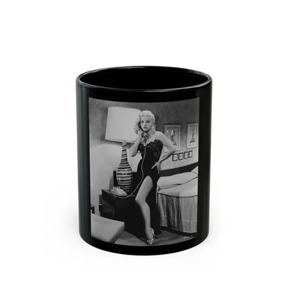Diana Dors #191 (Vintage Female Icon) Black Coffee Mug 11oz - Go Mug Yourself