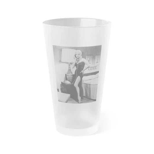 Diana Dors #191 (Vintage Female Icon) Frosted Pint Glass 16oz 16oz Frosted - Go Mug Yourself