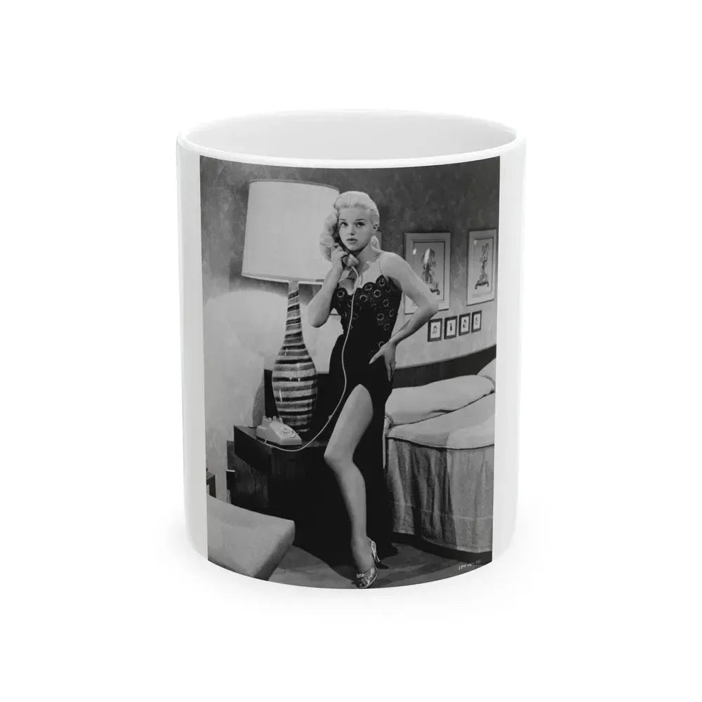 Diana Dors #191 (Vintage Female Icon) White Coffee Mug 11oz - Go Mug Yourself