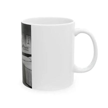 Diana Dors #191 (Vintage Female Icon) White Coffee Mug - Go Mug Yourself