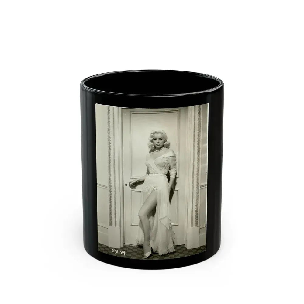 Diana Dors #192 (Vintage Female Icon) Black Coffee Mug 11oz - Go Mug Yourself
