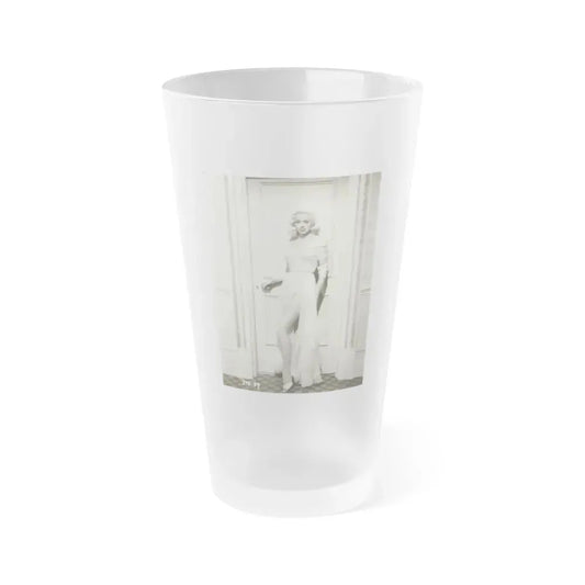 Diana Dors #192 (Vintage Female Icon) Frosted Pint Glass 16oz 16oz Frosted - Go Mug Yourself