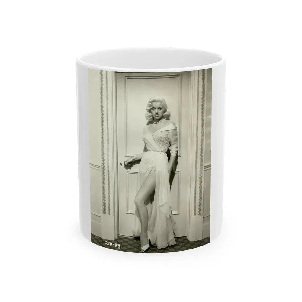 Diana Dors #192 (Vintage Female Icon) White Coffee Mug 11oz - Go Mug Yourself
