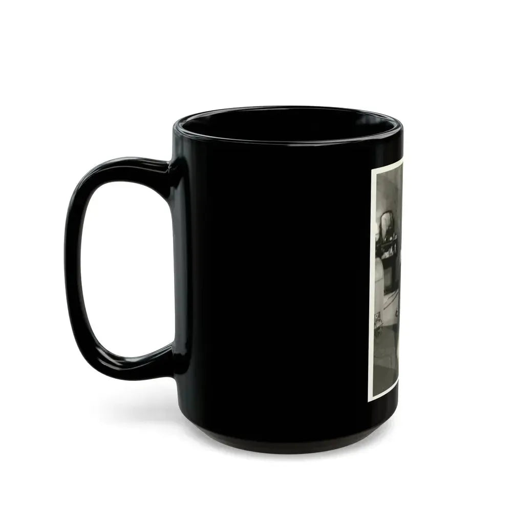 Diana Dors #193 (Vintage Female Icon) Black Coffee Mug - Go Mug Yourself