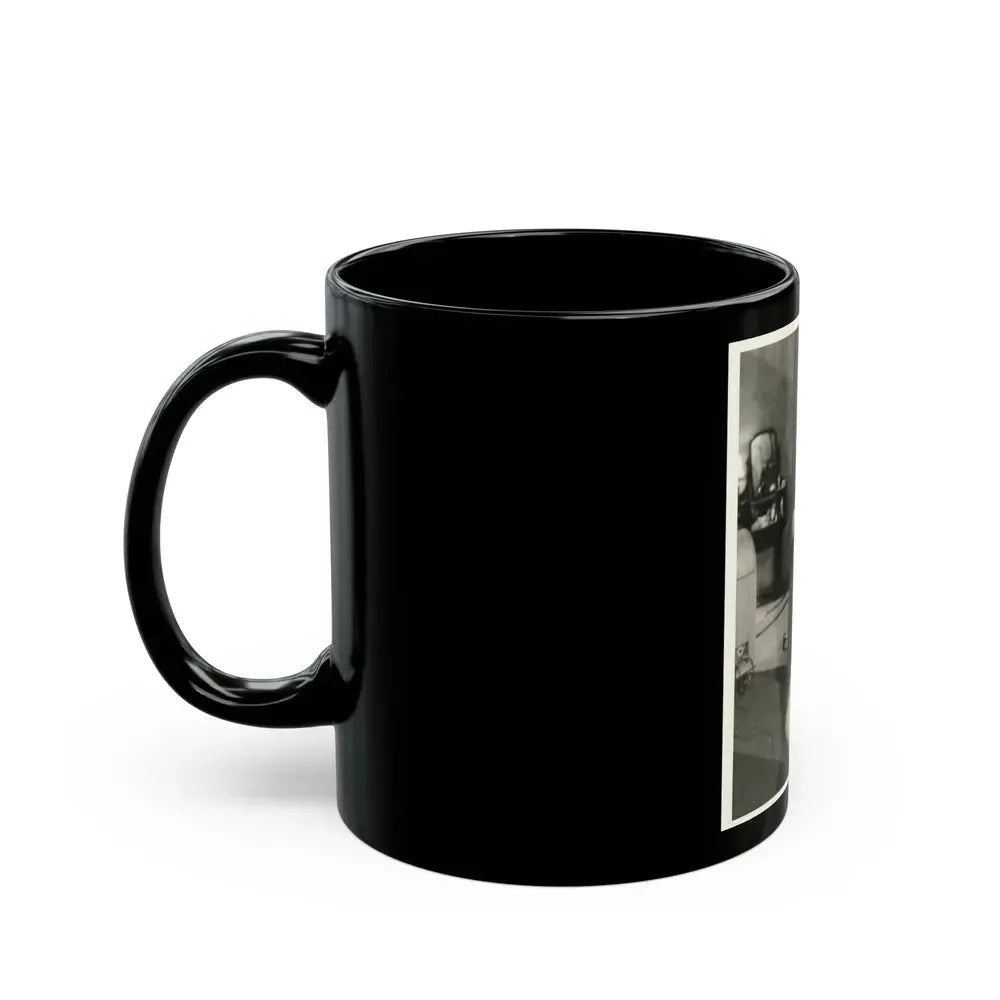 Diana Dors #193 (Vintage Female Icon) Black Coffee Mug - Go Mug Yourself