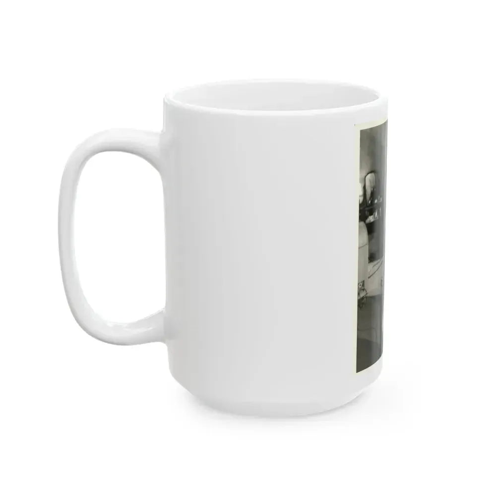 Diana Dors #193 (Vintage Female Icon) White Coffee Mug - Go Mug Yourself