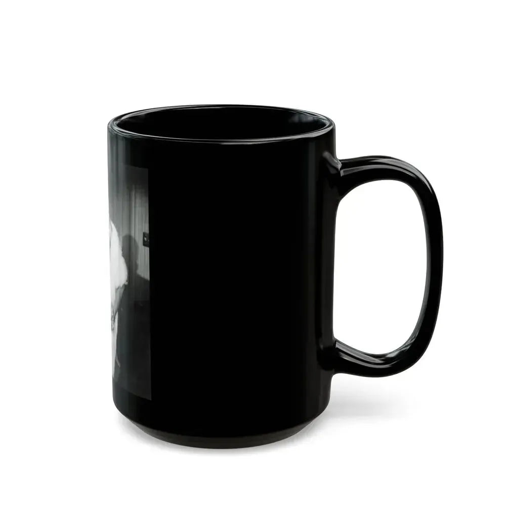 Diana Dors #194 (Vintage Female Icon) Black Coffee Mug - Go Mug Yourself