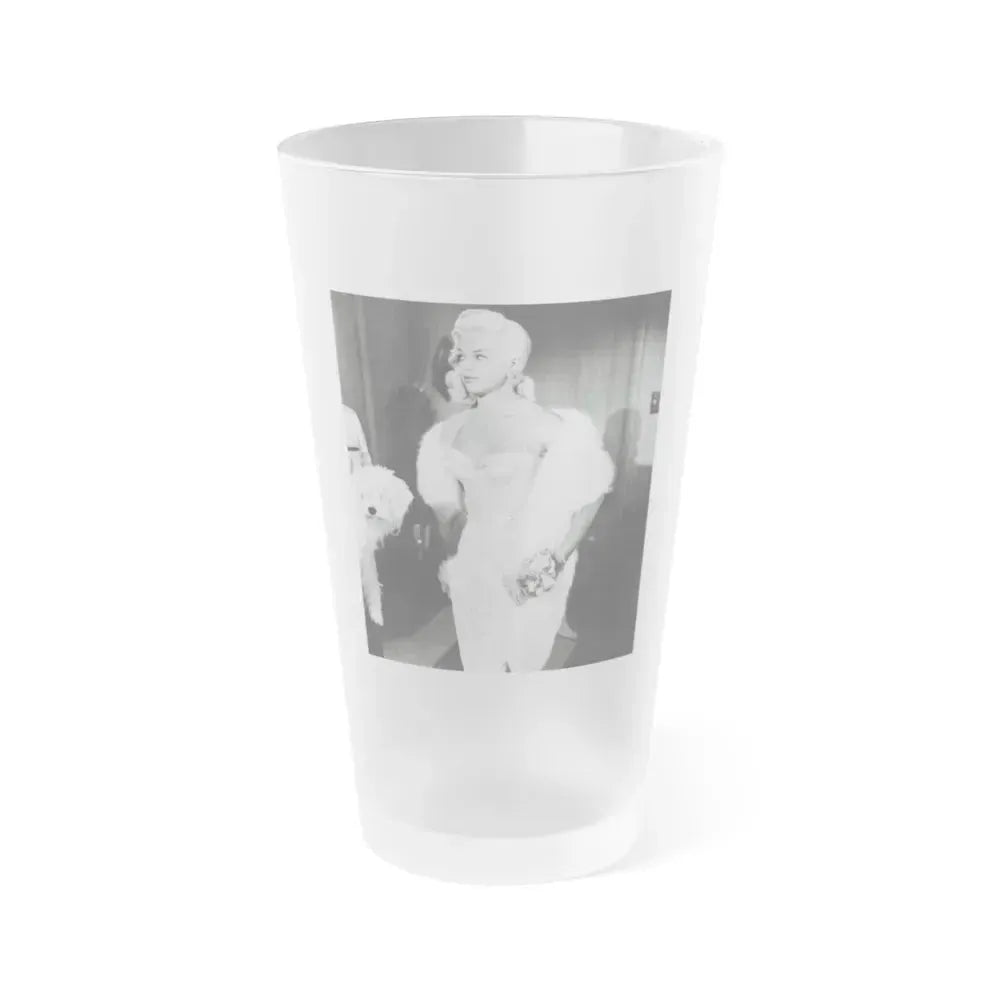 Diana Dors #194 (Vintage Female Icon) Frosted Pint Glass 16oz 16oz Frosted - Go Mug Yourself