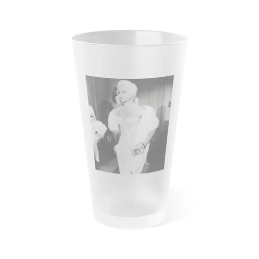 Diana Dors #194 (Vintage Female Icon) Frosted Pint Glass 16oz 16oz Frosted - Go Mug Yourself