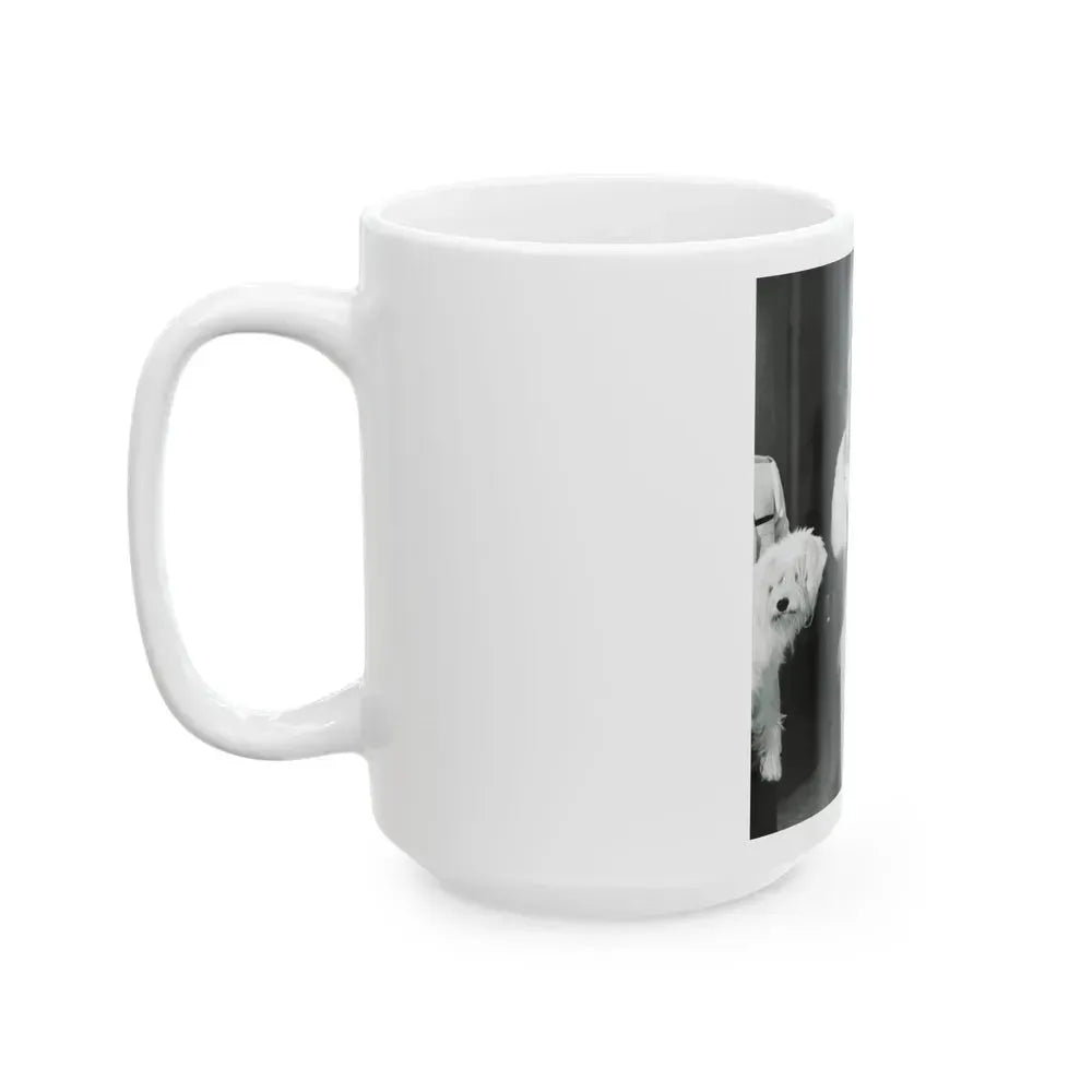Diana Dors #194 (Vintage Female Icon) White Coffee Mug - Go Mug Yourself
