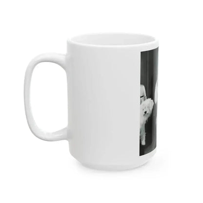 Diana Dors #194 (Vintage Female Icon) White Coffee Mug - Go Mug Yourself