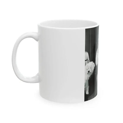 Diana Dors #194 (Vintage Female Icon) White Coffee Mug - Go Mug Yourself