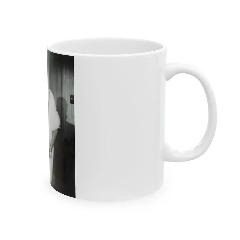 Diana Dors #194 (Vintage Female Icon) White Coffee Mug - Go Mug Yourself