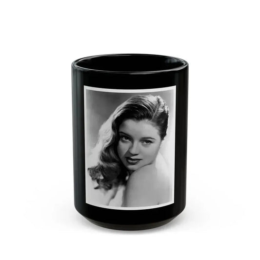 Diana Dors #195 (Vintage Female Icon) Black Coffee Mug 15oz - Go Mug Yourself