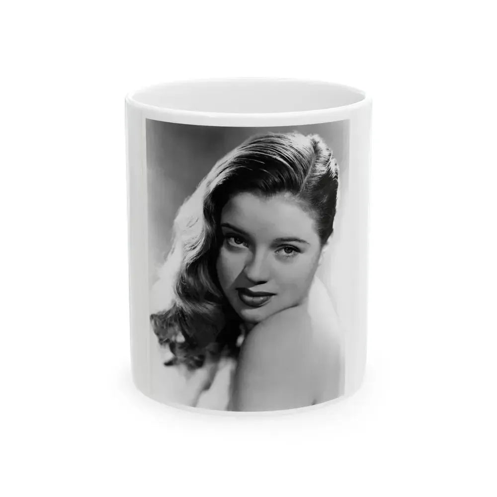 Diana Dors #195 (Vintage Female Icon) White Coffee Mug 11oz - Go Mug Yourself
