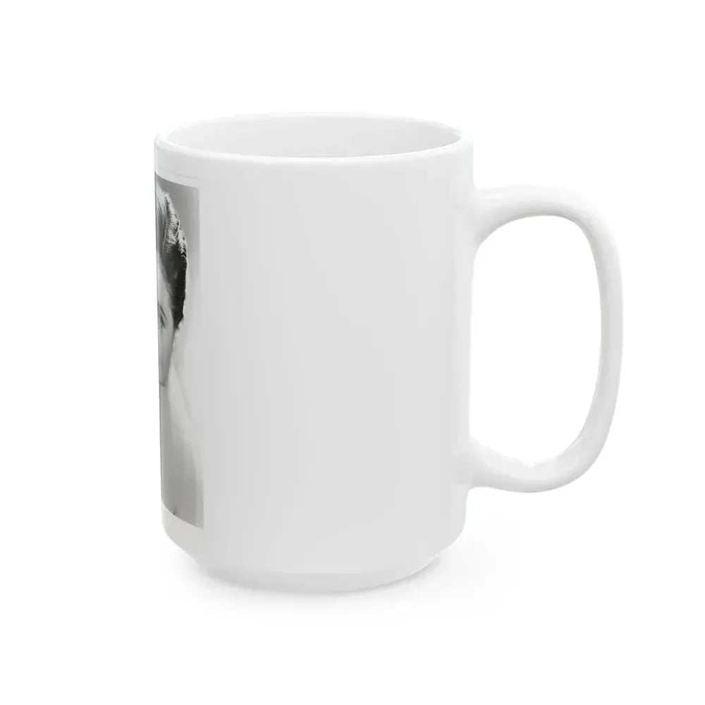 Diana Dors #195 (Vintage Female Icon) White Coffee Mug - Go Mug Yourself