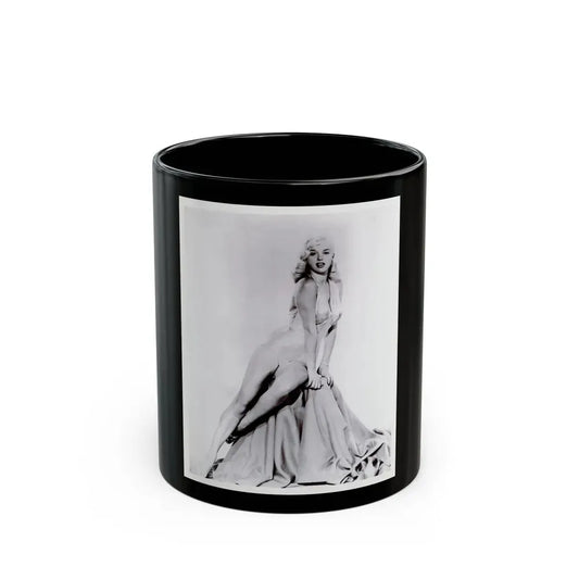 Diana Dors #215 - 8x10 HQ 50's era Re-Print (Vintage Female Icon) Black Coffee Mug 11oz - Go Mug Yourself