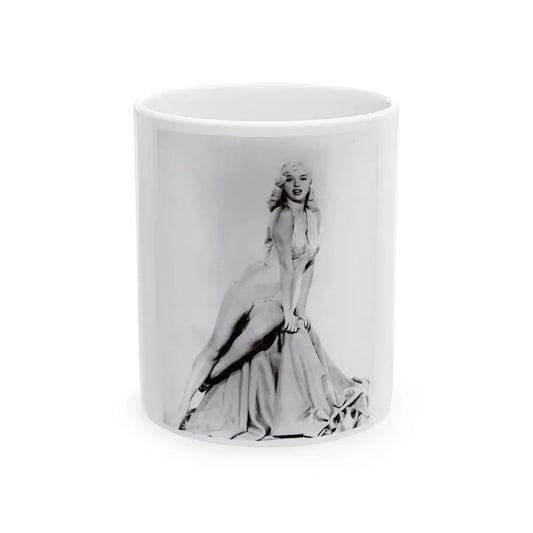 Diana Dors #215 - 8x10 HQ 50's era Re-Print (Vintage Female Icon) White Coffee Mug 11oz - Go Mug Yourself