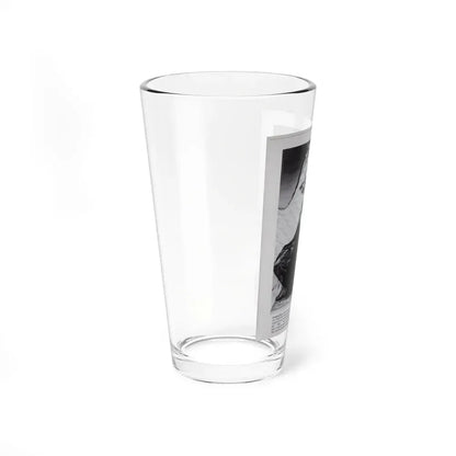 Diana Dors #221 - B&W Glamour Magazine Page Photo with, caption & brieg article on Diane (Vintage Female Icon) Pint Glass 16oz - Go Mug Yourself