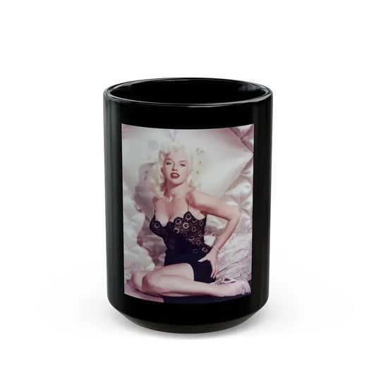 Diana Dors #25 1 (Vintage Female Icon) Black Coffee Mug 15oz - Go Mug Yourself