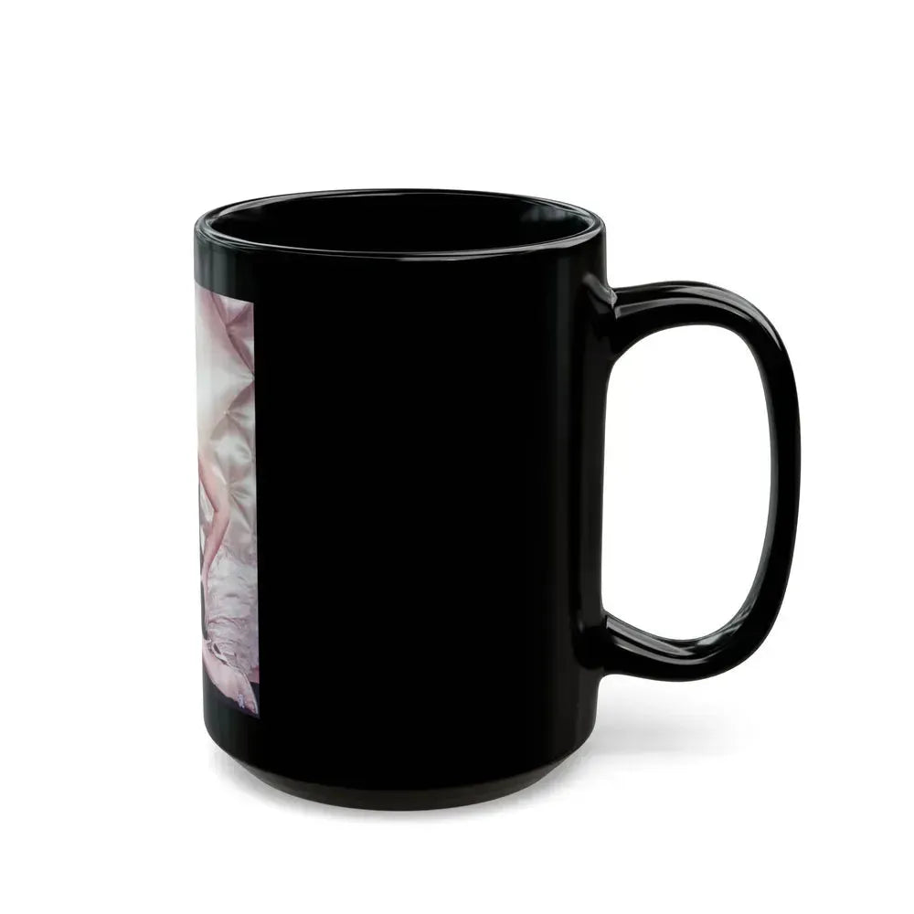 Diana Dors #25 1 (Vintage Female Icon) Black Coffee Mug - Go Mug Yourself